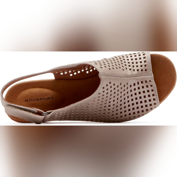 ๐ฃROCKPORT Briah Perf Sling in Metallic๐ footwear - Picture 4 of 14